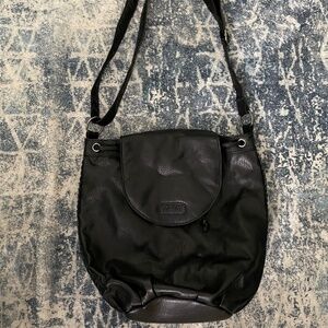 Volcom black bucket bag